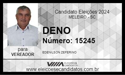 Candidato DENO 2024 - MELEIRO - Eleições