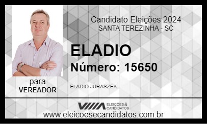 Candidato ELADIO 2024 - SANTA TEREZINHA - Eleições