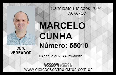 Candidato MARCELO CUNHA 2024 - IÇARA - Eleições