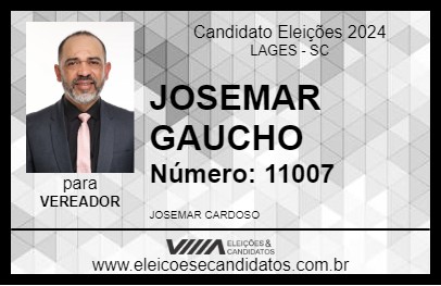 Candidato JOSEMAR GAUCHO 2024 - LAGES - Eleições