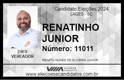 Candidato RENATINHO JUNIOR 2024 - LAGES - Eleições