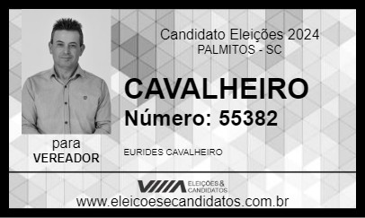 Candidato CAVALHEIRO 2024 - PALMITOS - Eleições