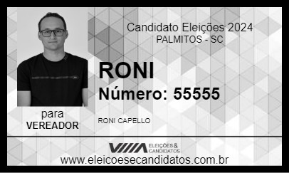 Candidato RONI 2024 - PALMITOS - Eleições