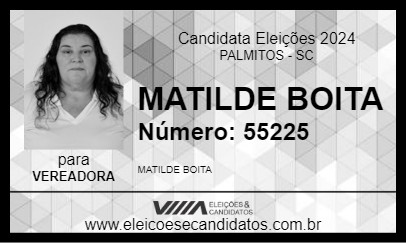 Candidato MATILDE BOITA 2024 - PALMITOS - Eleições