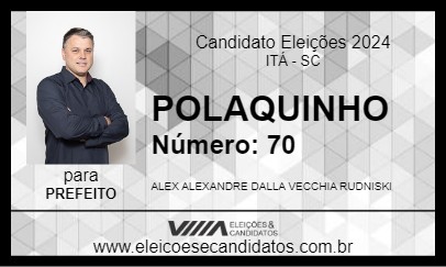 Candidato POLAQUINHO 2024 - ITÁ - Eleições