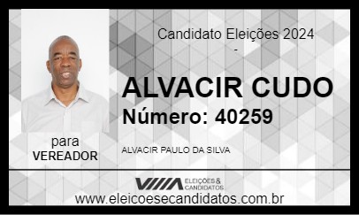 Candidato ALVACIR CUDO 2024 - ITAJAÍ - Eleições