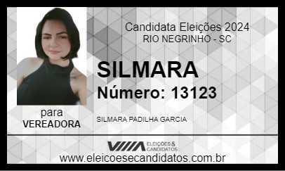 Candidato SILMARA 2024 - RIO NEGRINHO - Eleições