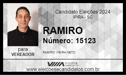 Candidato RAMIRO 2024 - IPIRA - Eleições