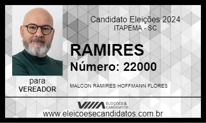 Candidato RAMIRES 2024 - ITAPEMA - Eleições