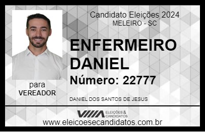 Candidato ENFERMEIRO DANIEL 2024 - MELEIRO - Eleições