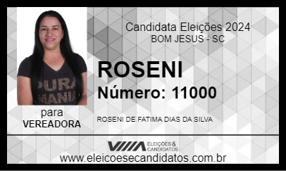 Candidato ROSENI 2024 - BOM JESUS - Eleições