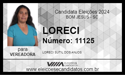 Candidato LORECI 2024 - BOM JESUS - Eleições