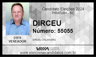 Candidato DIRCEU 2024 - PIRATUBA - Eleições