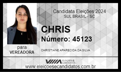 Candidato CHRIS 2024 - SUL BRASIL - Eleições