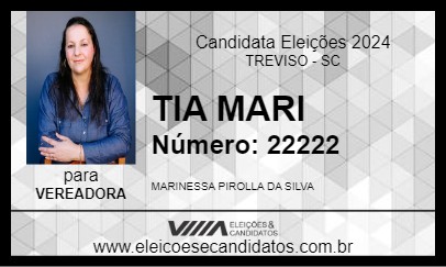 Candidato TIA MARI 2024 - TREVISO - Eleições