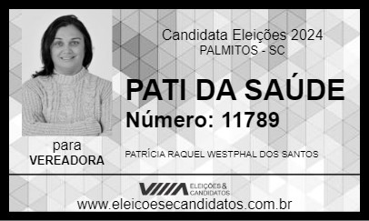 Candidato PATI DA SAÚDE 2024 - PALMITOS - Eleições