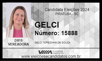 Candidato GELCI 2024 - PIRATUBA - Eleições