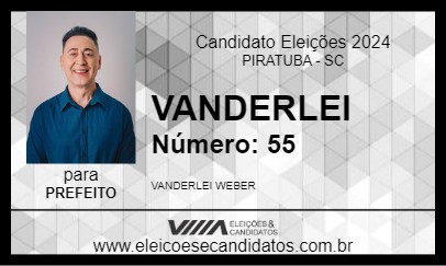 Candidato VANDERLEI 2024 - PIRATUBA - Eleições