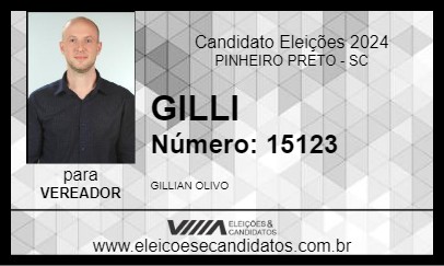 Candidato GILLI 2024 - PINHEIRO PRETO - Eleições