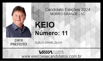 Candidato KEIO 2024 - MORRO GRANDE - Eleições