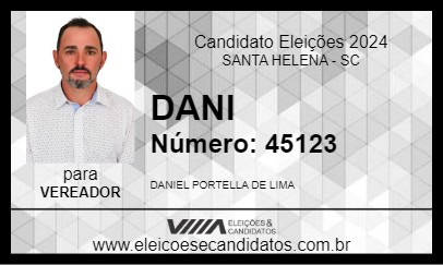 Candidato DANI 2024 - SANTA HELENA - Eleições