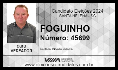 Candidato FOGUINHO 2024 - SANTA HELENA - Eleições