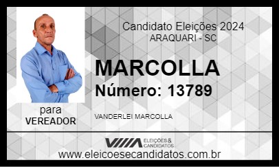 Candidato MARCOLLA 2024 - ARAQUARI - Eleições