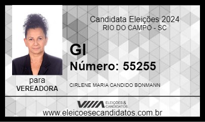 Candidato GI 2024 - RIO DO CAMPO - Eleições