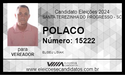 Candidato POLACO 2024 - SANTA TEREZINHA DO PROGRESSO - Eleições