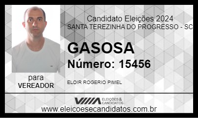 Candidato GASOSA 2024 - SANTA TEREZINHA DO PROGRESSO - Eleições