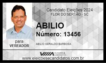 Candidato ABILIO 2024 - FLOR DO SERTÃO - Eleições