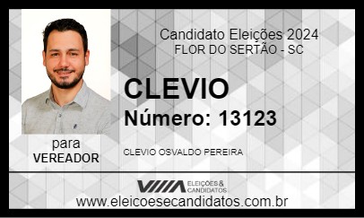 Candidato CLEVIO 2024 - FLOR DO SERTÃO - Eleições