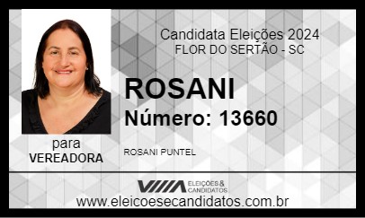 Candidato ROSANI 2024 - FLOR DO SERTÃO - Eleições