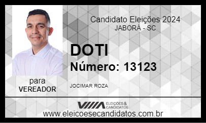 Candidato DOTI 2024 - JABORÁ - Eleições