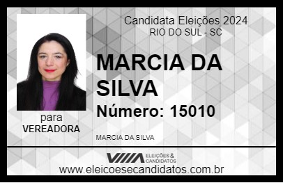 Candidato MARCIA DA SILVA 2024 - RIO DO SUL - Eleições