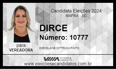 Candidato DIRCE 2024 - MAFRA - Eleições