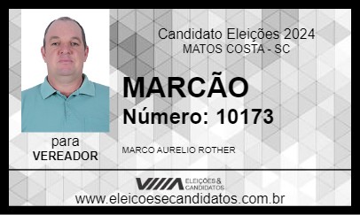 Candidato MARCÃO 2024 - MATOS COSTA - Eleições