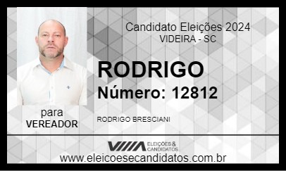 Candidato RODRIGO 2024 - VIDEIRA - Eleições