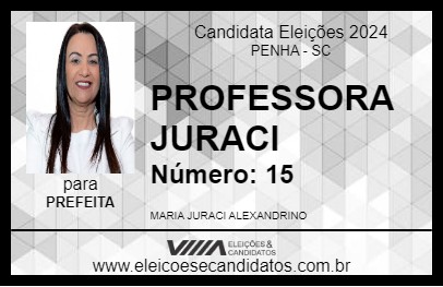 Candidato PROFESSORA JURACI 2024 - PENHA - Eleições