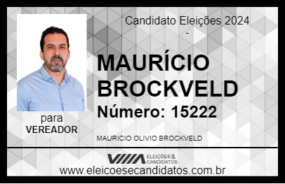 Candidato MAURÍCIO BROCKVELD 2024 - PENHA - Eleições