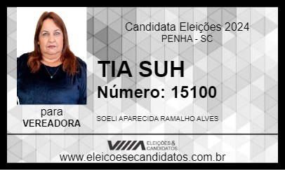 Candidato TIA SUH 2024 - PENHA - Eleições