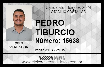 Candidato PEDRO TIBURCIO 2024 - OTACÍLIO COSTA - Eleições