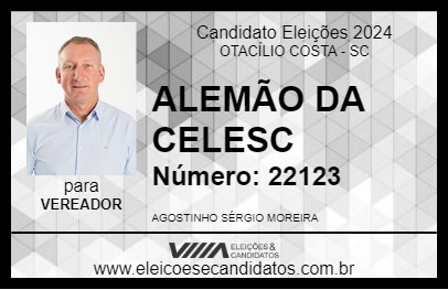 Candidato ALEMÃO 2024 - OTACÍLIO COSTA - Eleições