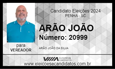 Candidato ARÃO JOÃO 2024 - PENHA - Eleições