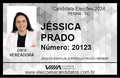 Candidato JÉSSICA PRADO 2024 - PENHA - Eleições