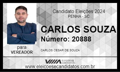 Candidato CARLOS SOUZA 2024 - PENHA - Eleições