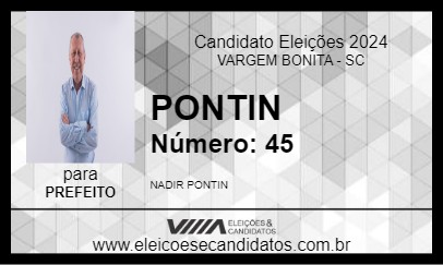 Candidato PONTIN 2024 - VARGEM BONITA - Eleições