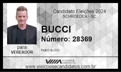 Candidato BUCCI 2024 - SCHROEDER - Eleições