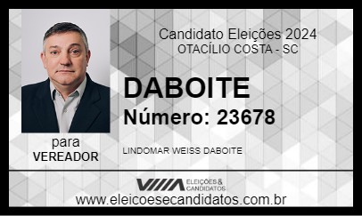 Candidato DABOITE 2024 - OTACÍLIO COSTA - Eleições