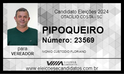 Candidato PIPOQUEIRO 2024 - OTACÍLIO COSTA - Eleições